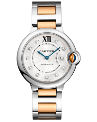 Cartier Ballon Bleu  Automatic Women's Watch, Stainless Steel, Silver Dial, WE902031