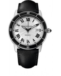 Cartier Ronde Croisiere  Automatic Men's Watch, Stainless Steel, White Dial, WSRN0002