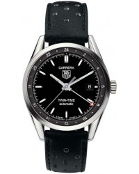 Tag Heuer Carrera  Automatic Men's Watch, Stainless Steel, Black Dial, WV2115.FC6182