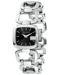 Gucci G-Gucci  Quartz Women's Watch, Stainless Steel, Black Dial, YA125510