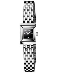 Gucci G-Frame  Quartz Women's Watch, Stainless Steel, Black Dial, YA128507