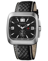 Gucci Gucci Coupe  Chronograph Quartz Men's Watch, Stainless Steel, Black Dial, YA131302