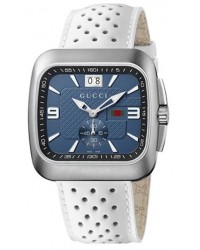 Gucci Gucci Coupe  Chronograph Quartz Men's Watch, Stainless Steel, Blue Dial, YA131304